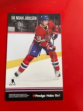 2018-19 MONTREAL CANADIENS PROVIGO POSTCARD - Noah Juulsen