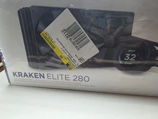 NZXT Kraken Elite 280 2x140mm AiO Liquid CPU Cooler - Matte Black
