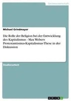 Michael Grindmayer | Die Rolle Der Religion Bei Der Entwicklung Des...