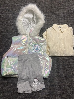 Hello Kitty Puffer Vest NWT and more! - Sanrio, Top Shop *See full cond.