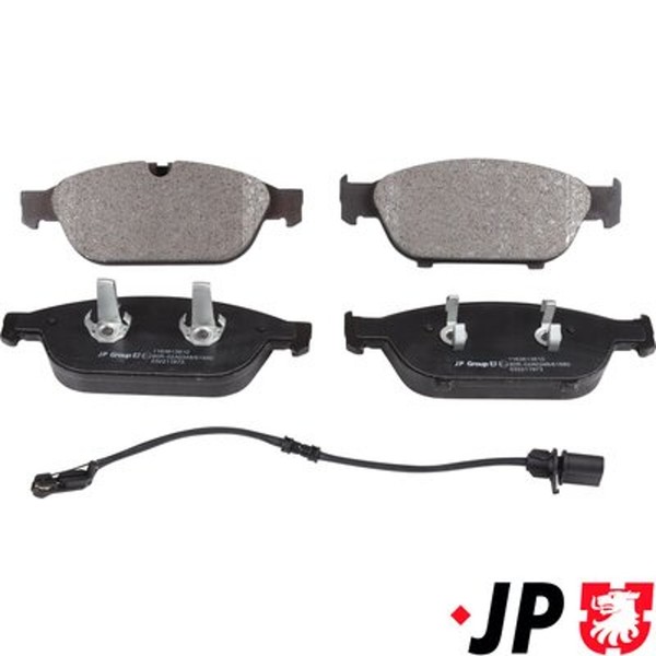 JP Group Bremsbelagsatz Scheibenbremse JP 1163613610 FüR C7 A6 Audi 4G2 4GC A7-image