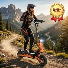 Dual Motors Off Road Electric Scooters for Adults 60V 27Ah 5600W 50MPH 43Miles