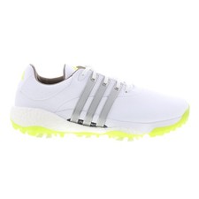 Adidas Tour360 22 GX4128 Mens White Leather Lace Up Athletic Golf Shoes