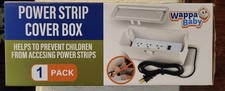 Wappa Baby Power Strip Cover Box 1 Pack New Open Box Child Safety Plug Cover