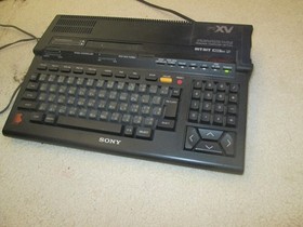 Sony MSX2+ HB-F1XV Computer Tested and Working except Floppy Drive (no disks)