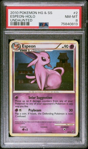 Espeon graded PSA 8 for sale on eBay