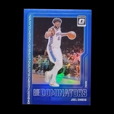 2023-24 Donruss Optic Basketball Elite Dominators Blue /49 Joel Embiid 76ers
