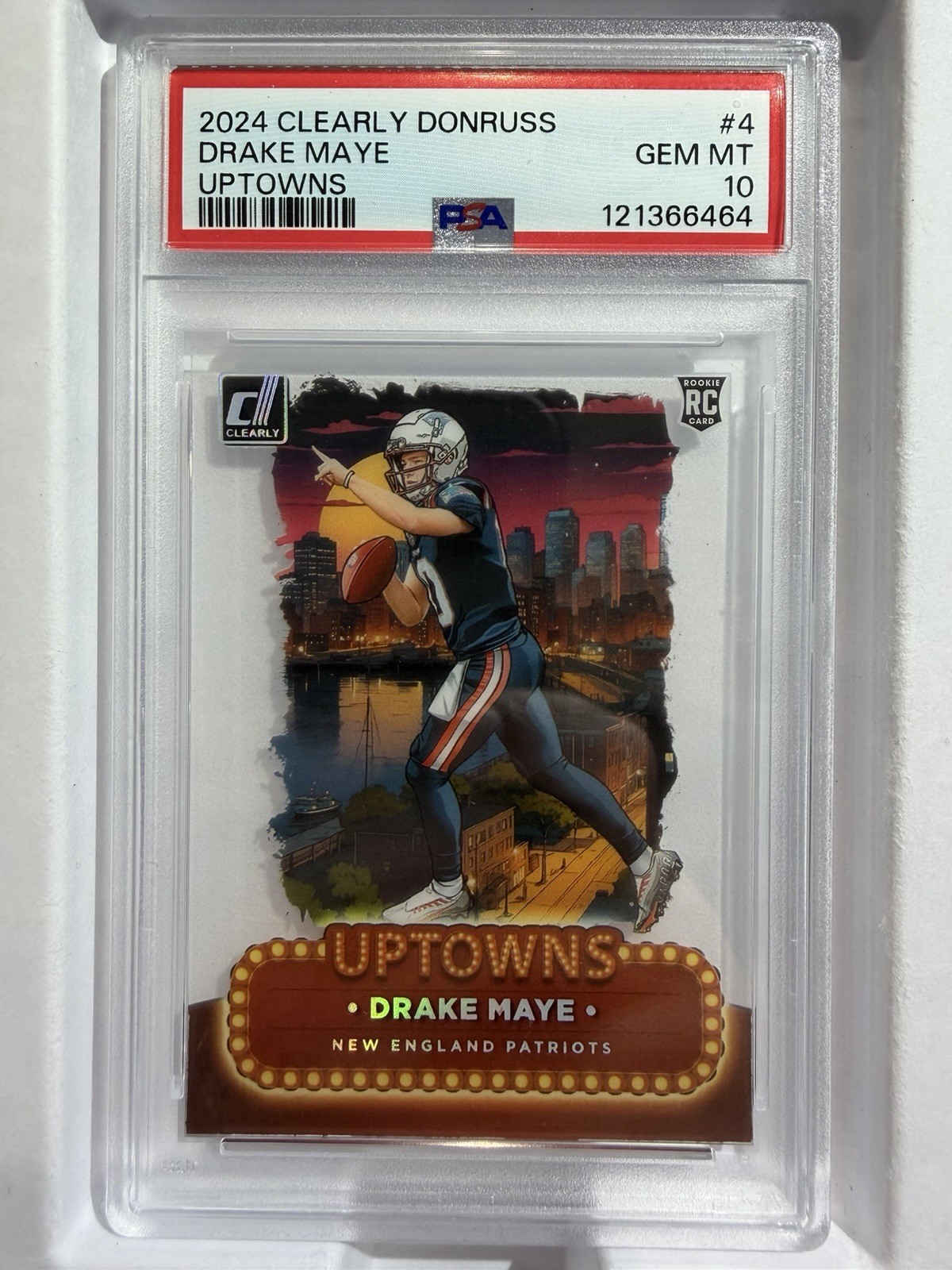 2024 Panini Clearly Donruss - Uptowns Drake Maye #4 (RC)