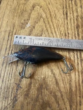 Vintage, Kautzky, Natural Ike, Squarebill, Crankbait, Bass Fishing 2.5” Red Eye