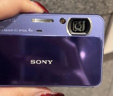 Sony Cyber-Shot DSC-T110 16.1MP 4x Zoom Digital Camera Purple W/Accessories