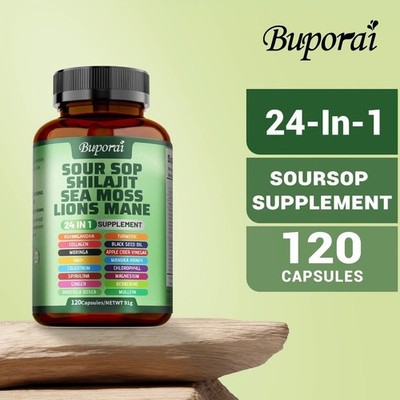 24-in-1 Soursop Dietary Supplement | Supports Skin, Joint & Bone Health NEW