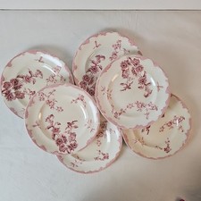 Assiettes Plates Service Soleil De Longwy Terre De Fer, 1900s