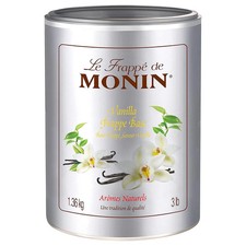 Monin Vanilla Frappe Syrup 1.36kg Premium French Coffee Mix