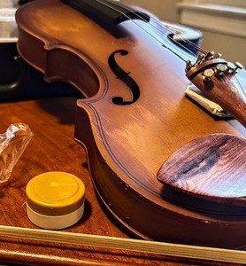🎸AFTER CHRISTMAS SPECIAL!🎸Acoustic Violin w Softshelled Hard Case, Wax & More!