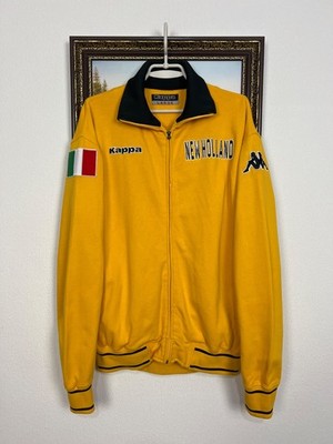 Vintage Kappa New Holland Australia Yellow National Jacket Mens Track Top Size L