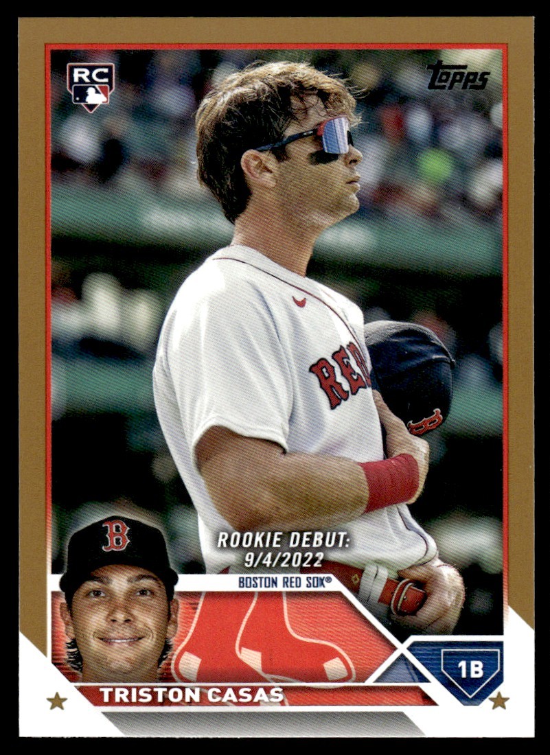 2023 Topps Update Gold Triston Casas Boston Red Sox #US221