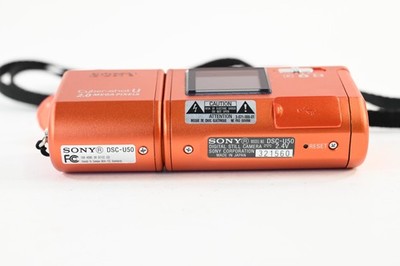 SONY Cyber shot DSC-U50 コンパクトデジタルカメラ SONY DSC-U50 Digital Camera (Orange) Cyber-shot U Compact #G409 | eBay