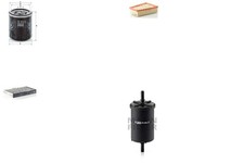 Inspektionspaket Filtersatz XL MANN-FILTER Aktivkohlefilter Vorfilter M20x1.5