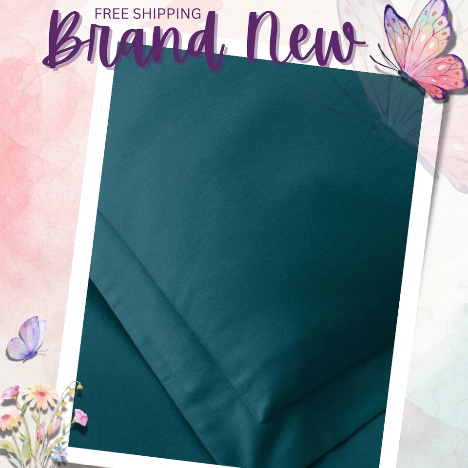 NEW Company Store Classic Ultra-Cozy Cotton Velvet Flannel Solid Duvet Cover - Image 2 of 2