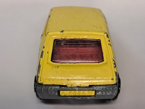 GUISVAL yellow Seat Ritmo 1/64 Made in Spain no Fiat vintage diecast car coche - Imagen 7 de 9