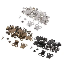 10 Sets Copper Boot Hooks Lace Fittings With Rivets Camp