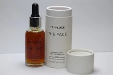 Tan-Luxe The Face Illuminating Self-Tan Drops Light-Medium, 1.01 oz, 30 ml NIB