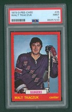 1973 O-Pee-Chee Hockey Card - #25 Walt Tkaczuk, PSA 9 MINT