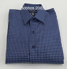 Kirkland Signature Men's Traditional Fit Non-Iron Dress Shirt, Blue, 15.5-34/35