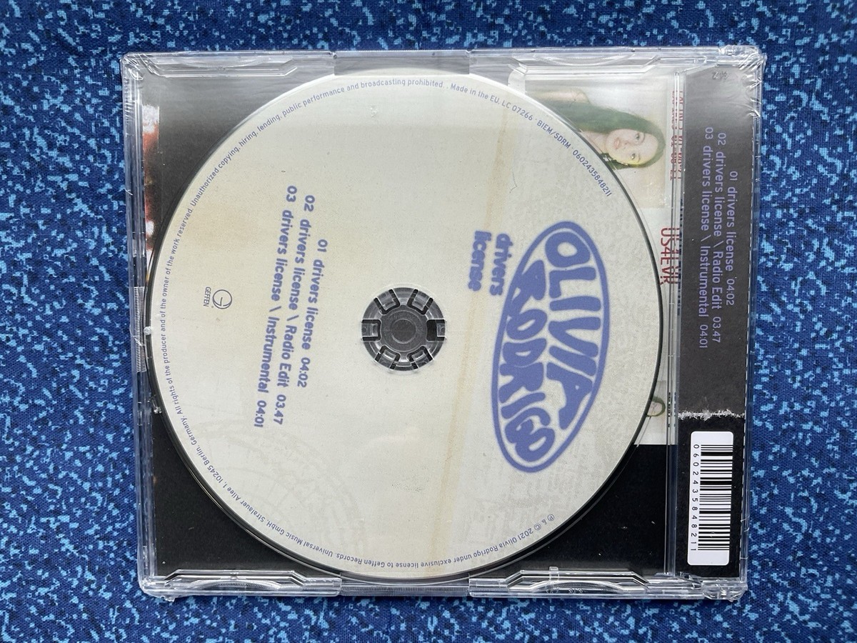 Olivia Rodrigo Drivers License CD Debut Original Lana NEW SEALED