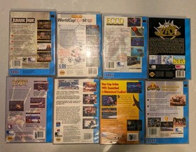 Vintage Sega Genesis / Sega CD Games Lot (8) &ndash; UNTESTED