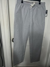 Hanes Men  s Sleepwear Pants Size Lg Gray