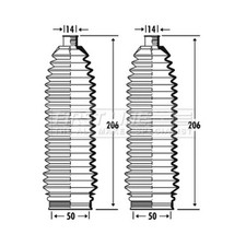 Genuine First Line Bellow Steering Set - FSG3385