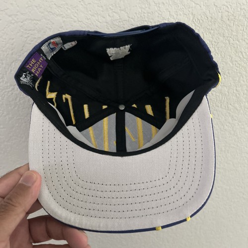Los Angeles Lakers Starter Aftershock Collision Custom Snapback Hat Cap - Picture 4 of 8