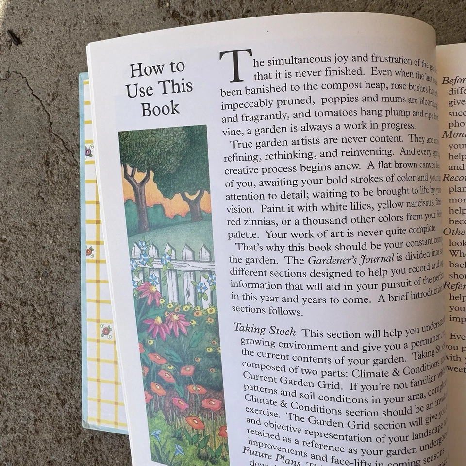 Mary Engelbreit Gardeners Journal 9x8” Vintage - Image 4 of 4