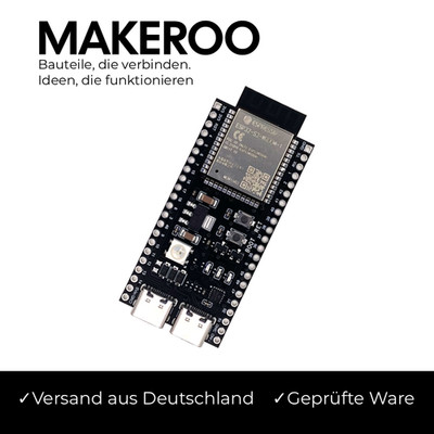 ESP32-S3 N16R8 Dev Kit   Dual USB-C   AI   WiFi Bluetooth Entwicklungsboard