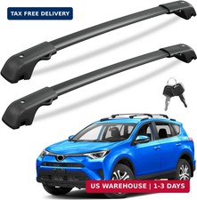 KINGGERI 300LBS Lockable Roof Rack Cross Bars Compatible with Toyota RAV4 2013-2