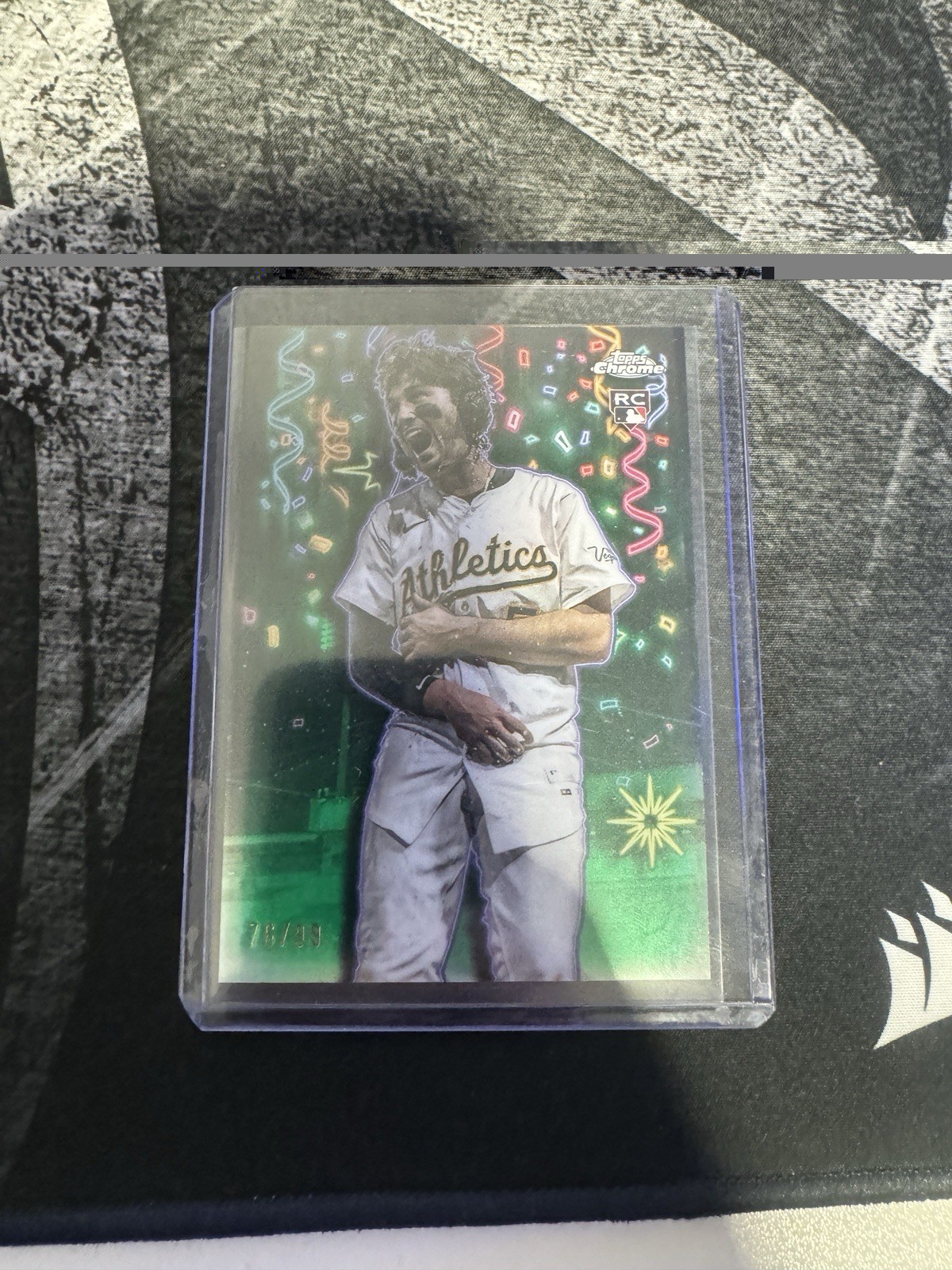 2025 Topps Chrome Update JACOB WILSON #CT-16 RC CELEBRACION GREEN /99