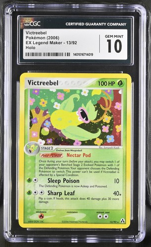 Victreebel graded CGC 10 for sale on eBay