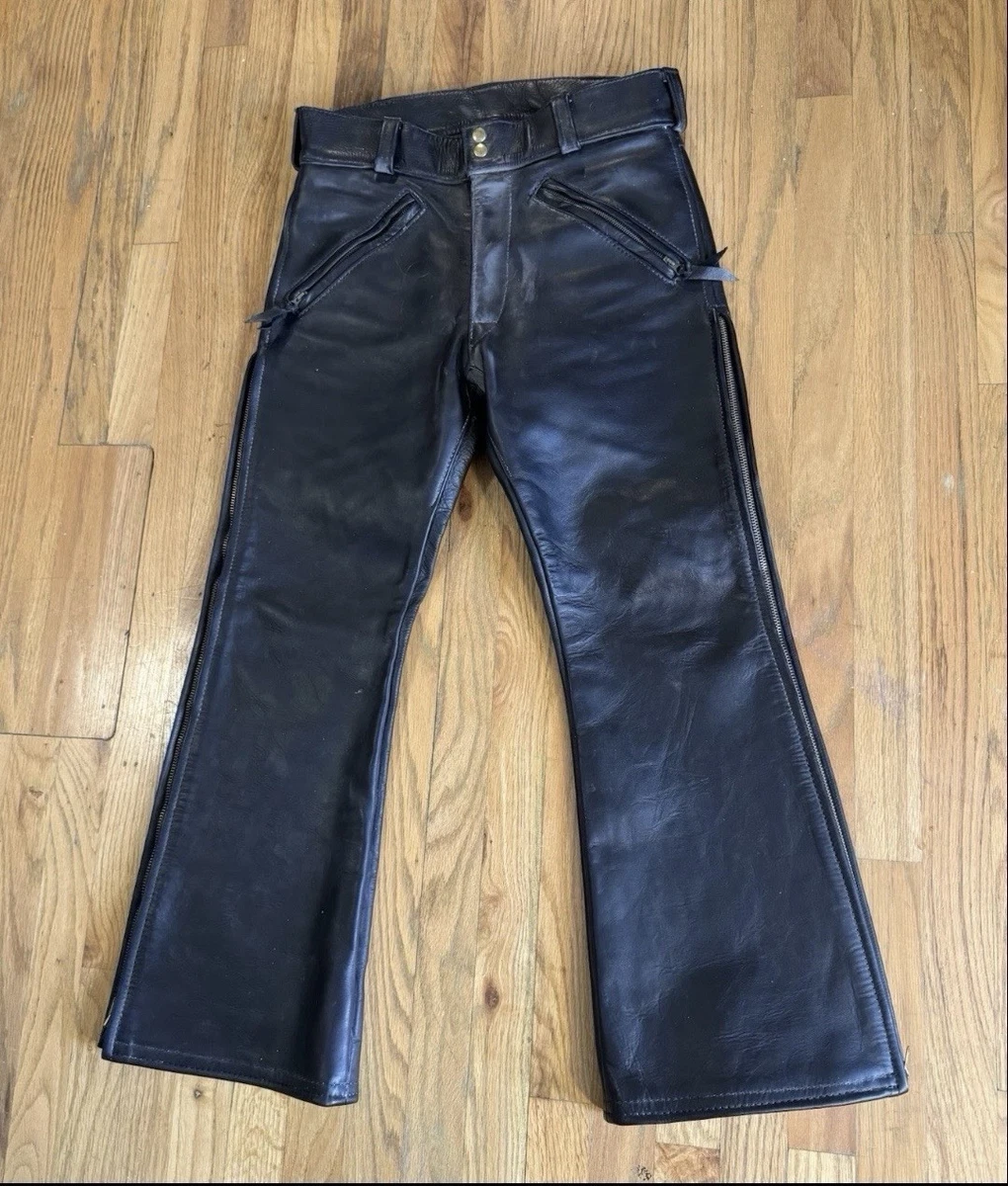 Leather 1980s Vintage Pants for Men for sale | eBay