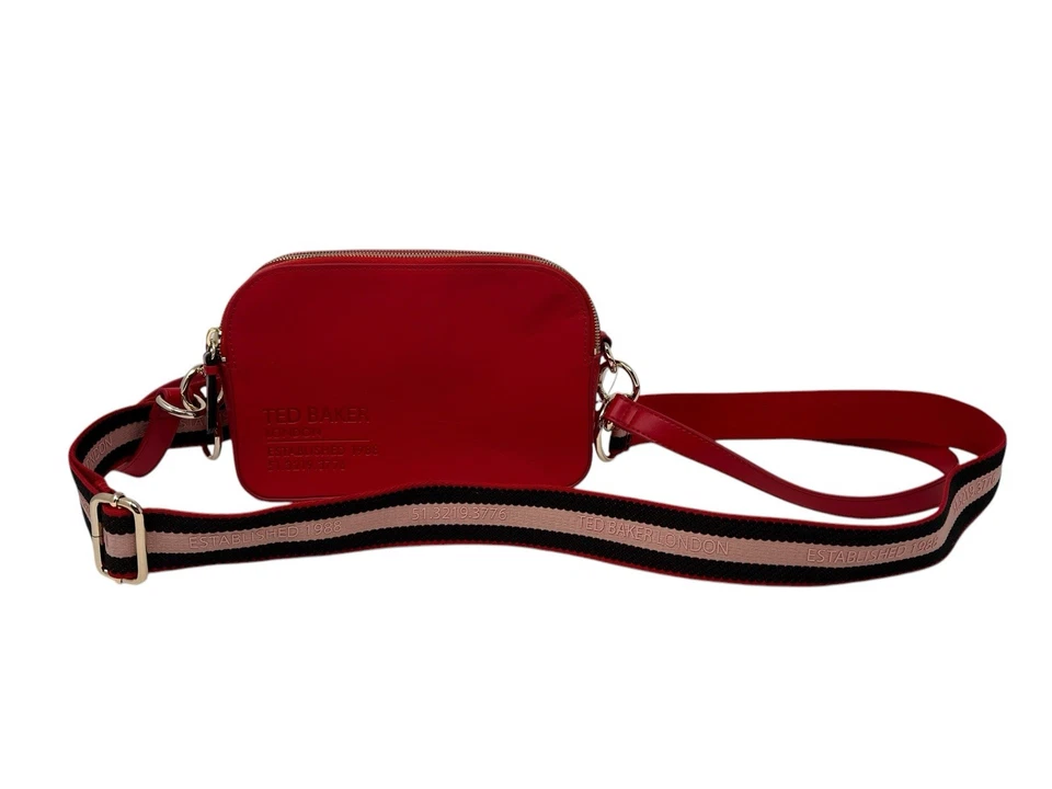 TED BAKER LONDON Red Crossbody Darcelo Camera Bag - Image 4 of 4