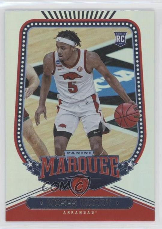 2021-22 Panini Chronicles Draft Picks Marquee Moses Moody #151 2l4