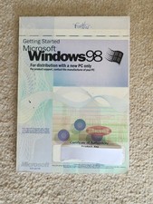 Microsoft Windows 98 Manual Distribution With a New PC Book Only