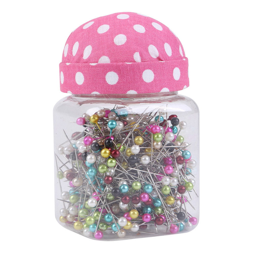 500Pcs Beads Needles Quilting Pins For Dressmaking Sewing Craft Decoration