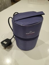 Nicky Clarke Compact Heated Rollers Set of 12 Travel Hair Curlers In Purple