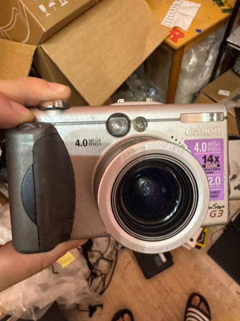 Canon PowerShot G3 4.0MP Digital Camera - Silver for sale online