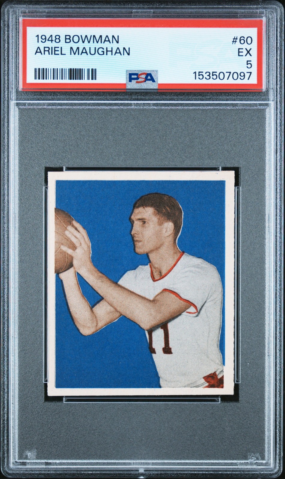 1948 BOWMAN #60 ARIEL MAUGHAN PSA 5
