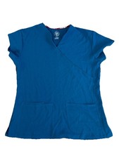 Womens Green Divine Stretch Nursing Scrub Shirt Top Size Small