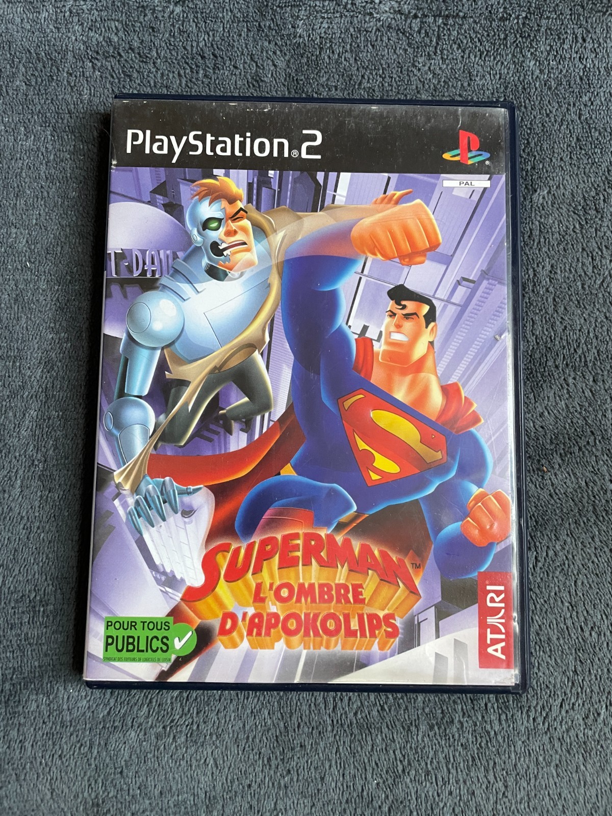 Superman L’Ombre d’Apokolips sans notice sur Playstation 2 PS2 - FR