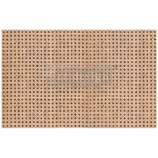 Cane Rattan  Decoupage Tissue Paper Redesign with Prima 19.5" x 30"