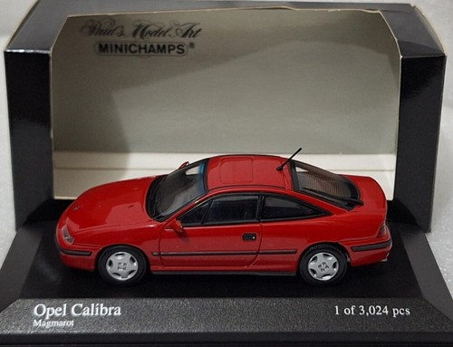 Opel Calibra 2.0i 1990 Red 1:43 Minichamps 400045720 EXTREMELY RARE!! (3) - Picture 14 of 17